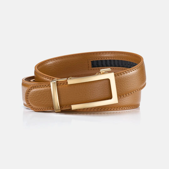 Vitello Belt - GoldBrown