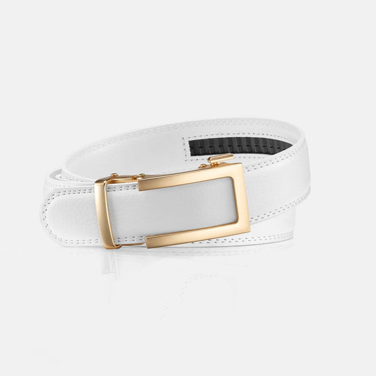 Vitello Belt - GoldWhite