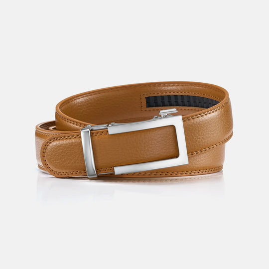 Vitello Belt - SilverBrown