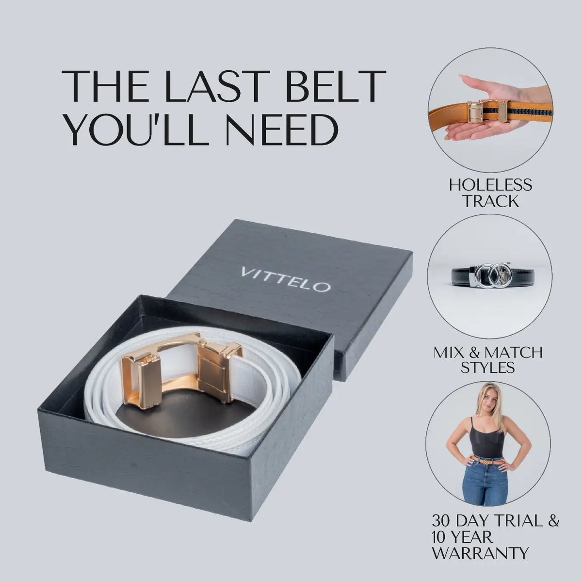 Vittelo Belt Women | 3 Pack