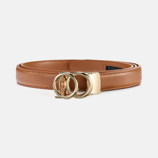 Vitello Belt Thin - GoldBrown